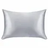 Inch Silk Satin Pillow Case Home Ice Pillows Case Picks Pillow Cover Bäddkudde Cover M26344042257