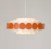 Lustre LED nordique moderne simple et créatif salon chambre pendentif lumières chambre d'enfants net rouge beignet lampe pendentif LED