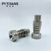 Smoking Accessories titanium nail 6 hole Domeless 14mm & 19mm male Joint for Glass Pipe Bong