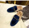 High quality designer slippers real fur flip-flops designer sandals slide designer shoes Ladies beach slippers b93