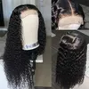 Dilys Human Hair Deep Wave Wigs Lace Closure Wigs Brazilian Remy Human Hair Natural Color1026 inch8725687