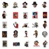 50PCS Horror Movie Freddy Krueger Stickers Cartoon Graffiti Sticker for Luggage Laptop Phone Guitar Skateboard Waterproof Decals2524299