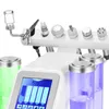 6 IN1 Microdermabrasion Hydro Facial Pailling Eau Dermabrasion Cold Hammer Bio Ultrasonic RF Spa Équipement