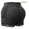 Sexiga kvinnor 4PCS Pads Enhancers Fake Ass Hip Butt Lifter Shapers Control Panties Padded Slimming Underkläder Enhancer Hip Pads Pant Y200710