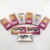 New Restock Eyelashes Packaging for 25mm 27mm Mink Eyelashes Soft Paper Lash Box Custom Lable Eyelash Packaging