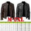 Men Real Leather Jacket Men Slim Fit Warm Coat Motorcycle Lambskin Standing Collar Genuine Leather Coat4660011