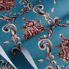 American Rustic Vintage Flower Wallpaper Retro blue green Wallpapers Roll Bedroom Decor Murals Non Woven Wall Paper