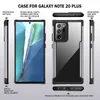 Clear PC TPU Metal Hybrid Telefon komórkowy Przypadki do Samsung Note 20 Ultra iPhone 11 Pro Max Luxury Case