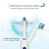AZDENT nouvelle brosse à dents électrique rotative charge Rechargeable avec 4 pièces têtes dents rotatives brosse à dents nettoyage en profondeur soins bucco-dentaires