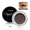 UCANBE 4 cores Gel Eyeliner Shimmer preto fosco Brown Lápis de Olhos Creme Olhos Maquiagem Longa Duração 48pcs gel delineador à prova d'água / lot DHL