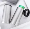 12oz Cola Cans Double Wall Tumbler Ze Stali Nierdzewnej Izolowaną Flash Flask Vacuum Fajne Piwo Butelka Proste Przenośne Butelki Sportowe