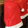 Wedding Office Bar Chairs Sleeve Christmas Hat Red Chair Covers Non Woven Fabric Seat Cover Plush Ball Furniture Decorate 1 6qy F2