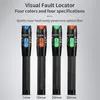 Freeshipping Laser 30MW / 20MW / 10MW / 5KM Visual Fault Locator Tester per cavi in fibra ottica Gamma 10-30Km VFL AUA-30