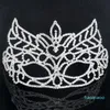 Hanzi_masks Luxury Elegant Diamond Rhinestone Mask Sexy Hallowmas Venetian Bauta Mask Half Face Party Dance Mask Masquerade Cosplay Decor