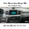 Lecteur DVD de voiture à écran tactile Android 13 7,0 pouces pour Mercedes-Benz ML W166 GL X166 2013-2015 navigation mutimediea Gps radio stéréo support DAB en option
