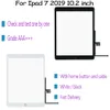 Pour iPad 7 10.2 pouces A2197 A2200 A2198 écran tactile numériseur panneau en verre avec bouton d'accueil et ruban adhésif
