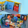 Bloco 2232pcs House Kwik-e-Mart Modelo Bloco de constru￧￣o Blocks Toys Toys Compat￭vel 71016