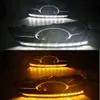 2pcs لـ Chevrolet Cruze 2009 2010 2011 2012 2013 2014 DRL Daytime Running Lights مع ضوء النهار إشارة صفراء