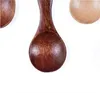 木のスプーンミニ赤ちゃんスプーンシンプル性ソリッドカラー繊細な茶スクープ粉ミルクコンパクトキャンプ便利な1 99pt F2
