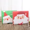 Julpapper Presentförpackning Tecknad Santa Claus Presentförpackning Boxar Julfest Favel Box Bag Kid Candy Box Xmas Party Supplies EEA684-8