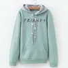 2019 nya vänner utskrift hoodies sweatshirts harajuku crew neck svettar kvinnor kläder feminina lösa kvinnors outwear fall b0314 cx200808