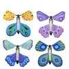 Magic Flying Butterfly Överraskande Gåva Vind upp Magic Toy Creative Gift New Magic Props Barnleksaker