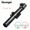 3-9x32EG Tactical Rifle Scope Red&Green Dot Illuminated Reticle Optic Sight Airsoft Hunting Scopes with Free Lens Cover