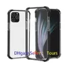 Per Iphone 12 Custodia per telefono Crystal Clear Soft TPU Cover posteriore rigida per PC con paraurti angolare rinforzato per Iphone 12 Pro Max