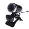 USB 2.0 Digital HD Webcam 360 Graden Roterende computercamera met microfoon voor laptop Desktop Spelen Widescreen Video