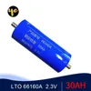 LTO 66160 2.3V 30AH 35AH 40AH Lithium Titanate Battery Cell 10c 400A för DIY Pack 12V 14.4V Power Long Cycle Life Stocks