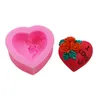 3D Heart Flower Mold for Cake Silicone Mould Cake Decoration tools Fondant Flowers Wedding Cakes Mould 122629