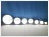 Platte lichte super dunne ronde vierkant verzonken plafond LED-paneellampje 24W 18W 15W 12W 9W 6W 3W AC85-265V embeded Installatie aluminium PMMA