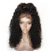 Parte profunda 150 peruca de cabelo humano encaracolado 136 Lace Front Human Hair Wigs pré -arrancados e ondulados Bob peruviano Remy Hair7696750