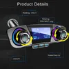 Power ON OFF Bluetooth 40 FM Transmitter Modulator Hands Car Kit TF USB Music AUX Audio MP3 Player2459477