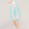 Parrot Sign home kid's bedroom shop wall decoration beautiful handmade neon light 12 V Super Bright