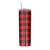 20oz Skinny Cups Skinny Tumbler Kaffe Koppar Med Locks Vakuum Isolerad Straight Cup Öl Vattenflaska Med Straws Cyz2712 Sjöfart