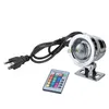 Luz LED para piscina de 5W y 10W, luces subacuáticas RGB, AC85-265V, resistente al agua, IP67, fuente de luz LED, luces para estanque con control remoto