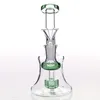 Hookahs Water Pipes With Bowl Tire Perclator Yellow Green Orange Red Oil Rigs Glass Bong In Stock