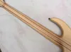 Sällsynta 6 strängar Bas Aktiva Pickups Elektrisk Bass Neck Thru Body Rosewood Maple Fretboard Ny kinesisk bas