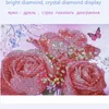 2018 New DIY 5Dダイヤモンド刺繍ダイヤモンドモザイク2つのピーコックラウンドダイヤモンドペインティングクロスステッチキットホームデコレーションギフトT2761