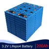 Nouveau 8 pièces original CALB 3.2v 200Ah LiFePO4 batterie Rechargeable SE200AH plastique 200AH Lithium fer phosphate packs batterie solaire