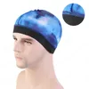 Унисекс Лето крашение дышащий Тюрбан Hat Мужчины Hip Hop Durags Silk Dome Cap