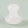 Natural jade Gua Sha Mushroom Shape Aventurine Jade Guasha Stone Massage Board Scraper Chin Eye Facial Massager rocks