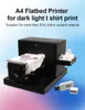 DTG -skrivare av hög kvalitet A4 Flatbed Printer för TShirt PVC -kortfodral Skrivare Multi Color DTG Printing Machine8223266