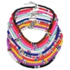 2020 Colorful 6mm Polymer Clay Disc Beads Chocker Boho Rainbow Bead Necklace Summer Beach Jewelry 16"