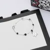 Nouveau mignon lettre chat Bracelet pour femme Top qualité argent plaqué Bracelet personnalité Bracelet à breloques mode bijoux approvisionnement