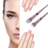 10st / set makeupborstar Skönhetsverktyg Multifunktionell Blush Eye Shadow Powder Brush Makeup Brushes Set med förvaringsväska J1550
