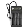 USB 18650 Batteriladdare 1 2 3 4 Slitsar AC 110V 220V Dubbelladdning för 3,7V uppladdningsbara litiumbatterier
