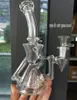 recycleur de verre Elvis Klein bong en verre avec quartz banger ou grand bol plate-forme pétrolière dab pipe à eau narguilés joint de 14,5 mm