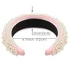 CN Barock Rhinestone Pearl pannband Eleganta damer Crystal Diamond Hairbands For Women Girls Juvelerade huvudkläder Hårtillbehör L8471950